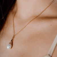 Pendentif Oxyde Perle Goutte
