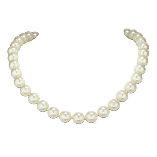 Collier Perles blanches milong 42cm Princesse de marque • Simon