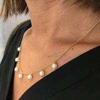 Collier en Dentelle de Perles