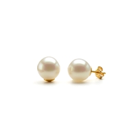 Petites boucles d'oreilles clous perles blanches nacrées