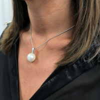 Pendentif Oxyde Grosse Perle