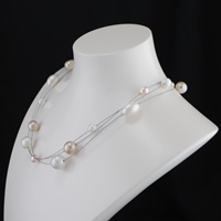 Collier Original en Nuance de Perles Nature