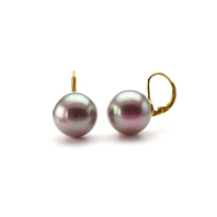 Petites boucles dormeuses perles blanches