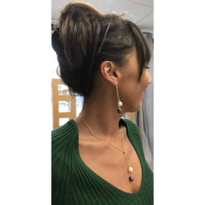 Collier Chaine Réglable Perles Toi et Moi
