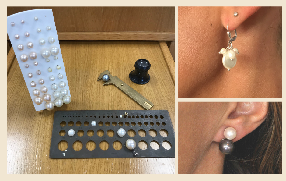 Outil pour mesurer une perle